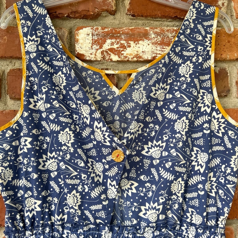 Matilda Jane Blue Ridge Ruffle Midi Dress M - Picture 5 of 10